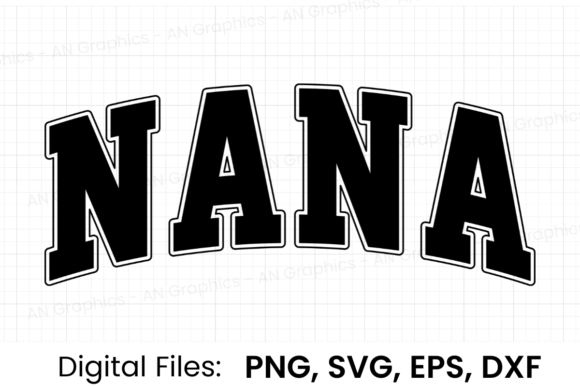 Download Nana Retro Varsity SVG - Nana Collection