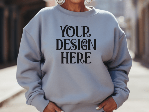 Download Gildan 18000 Grandma Mockup 1 - Grandma Collection